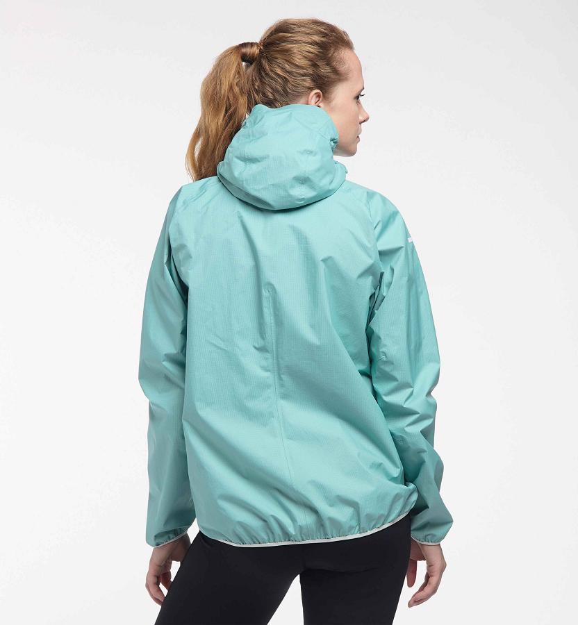 Haglöfs Womens L.I.M Proof Hiking Jacket Green New Zealand 89013NYWD